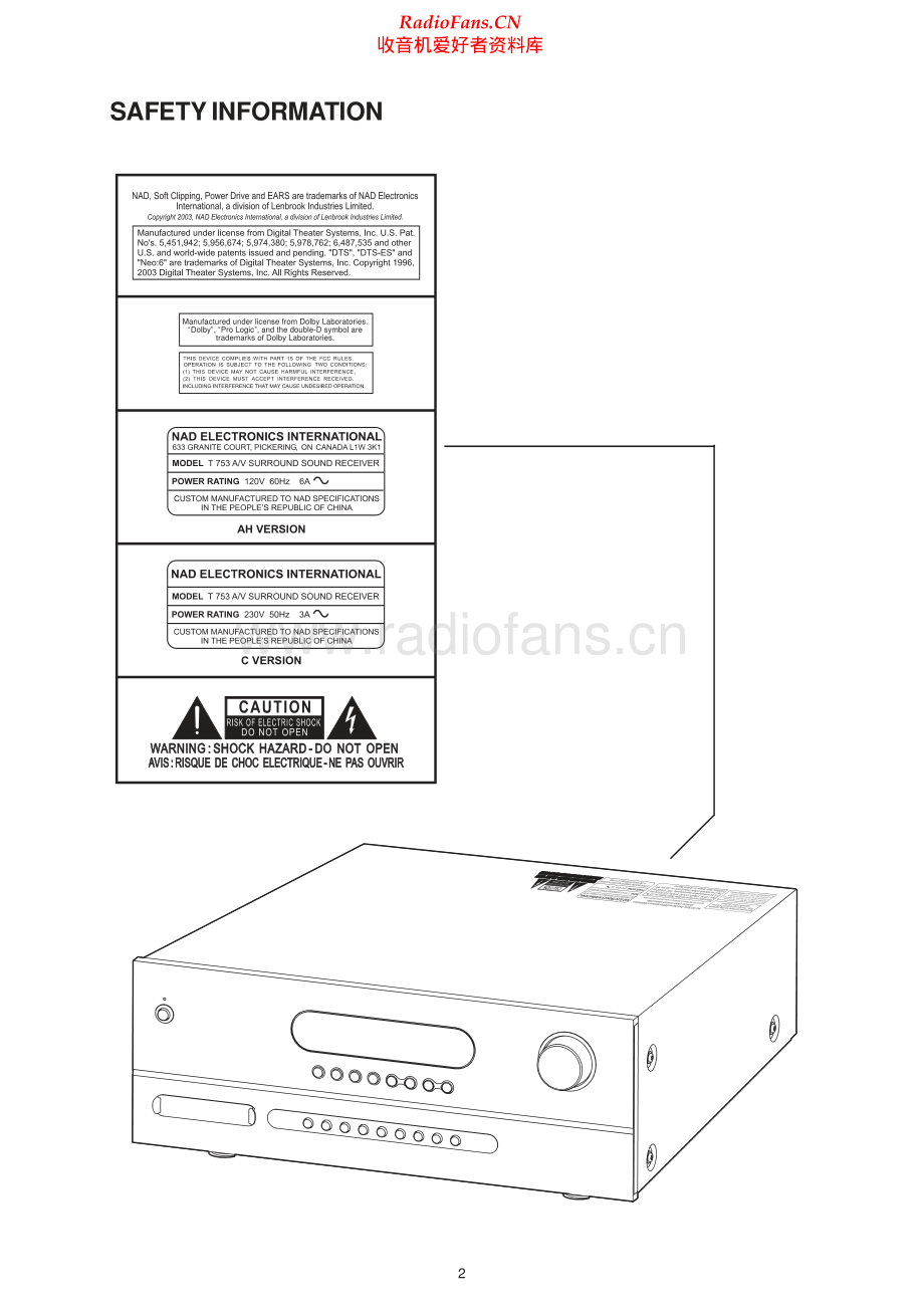 NAD-T754-avr-sm 维修电路原理图.pdf_第2页