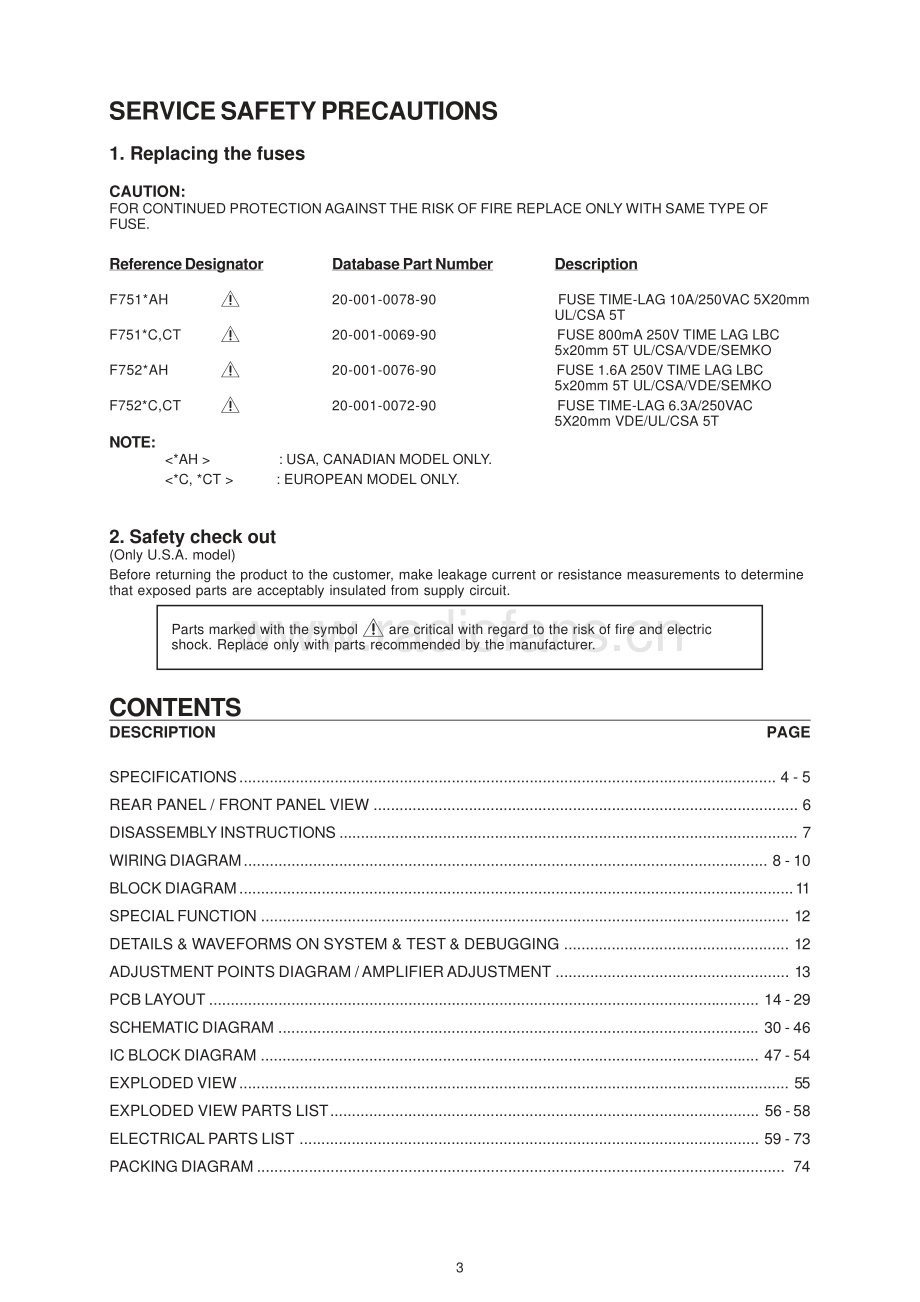 NAD-T754-avr-sm 维修电路原理图.pdf_第3页