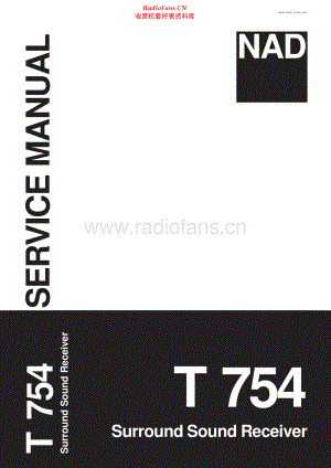 NAD-T754-avr-sm 维修电路原理图.pdf