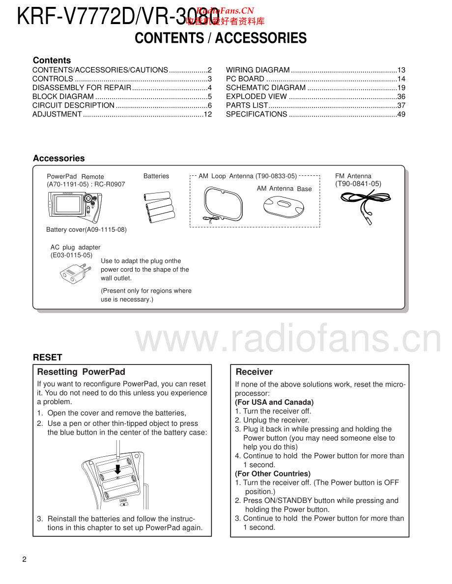 Kenwood-KRFVR3080-avr-sm 维修电路原理图.pdf_第2页