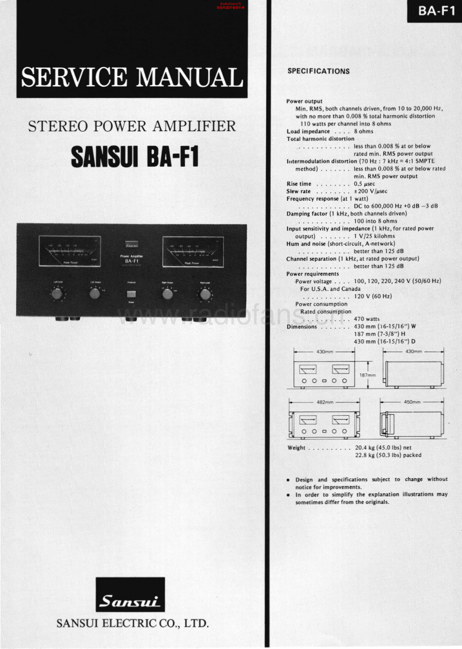 Sansui-BAF1-pwr-sm 维修电路原理图.pdf_第1页