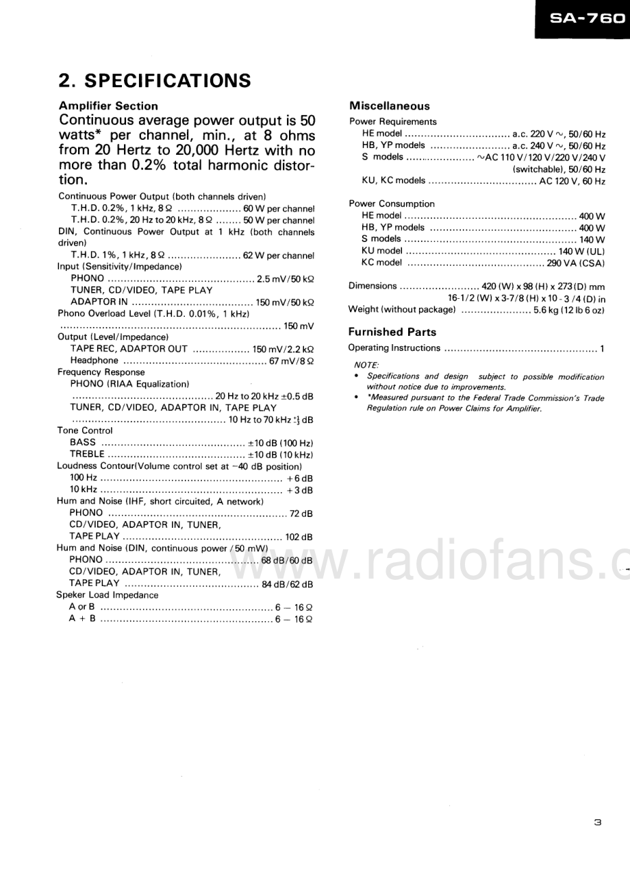 Pioneer-SA760-int-sm 维修电路原理图.pdf_第3页