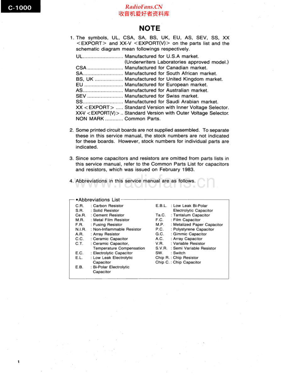 Sansui-C1000-pre-sm 维修电路原理图.pdf_第2页