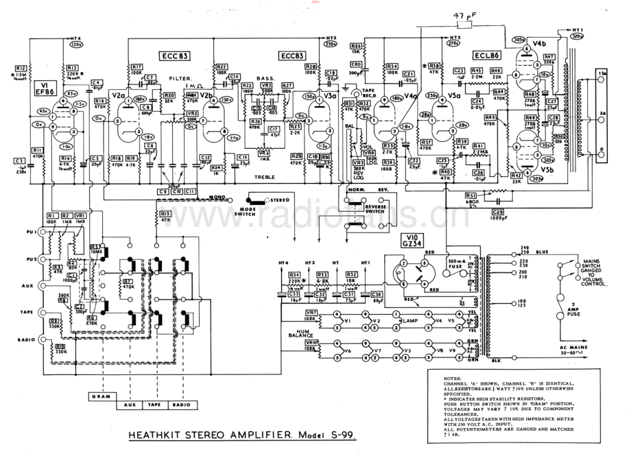 Heathkit-S99-int-sch 维修电路原理图.pdf_第1页