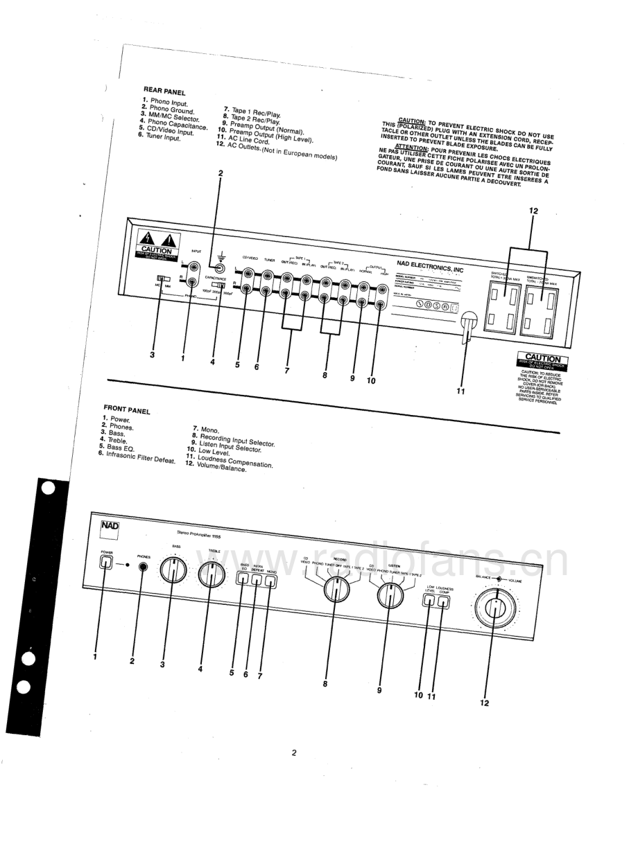 NAD-1155-pre-sm 维修电路原理图.pdf_第3页