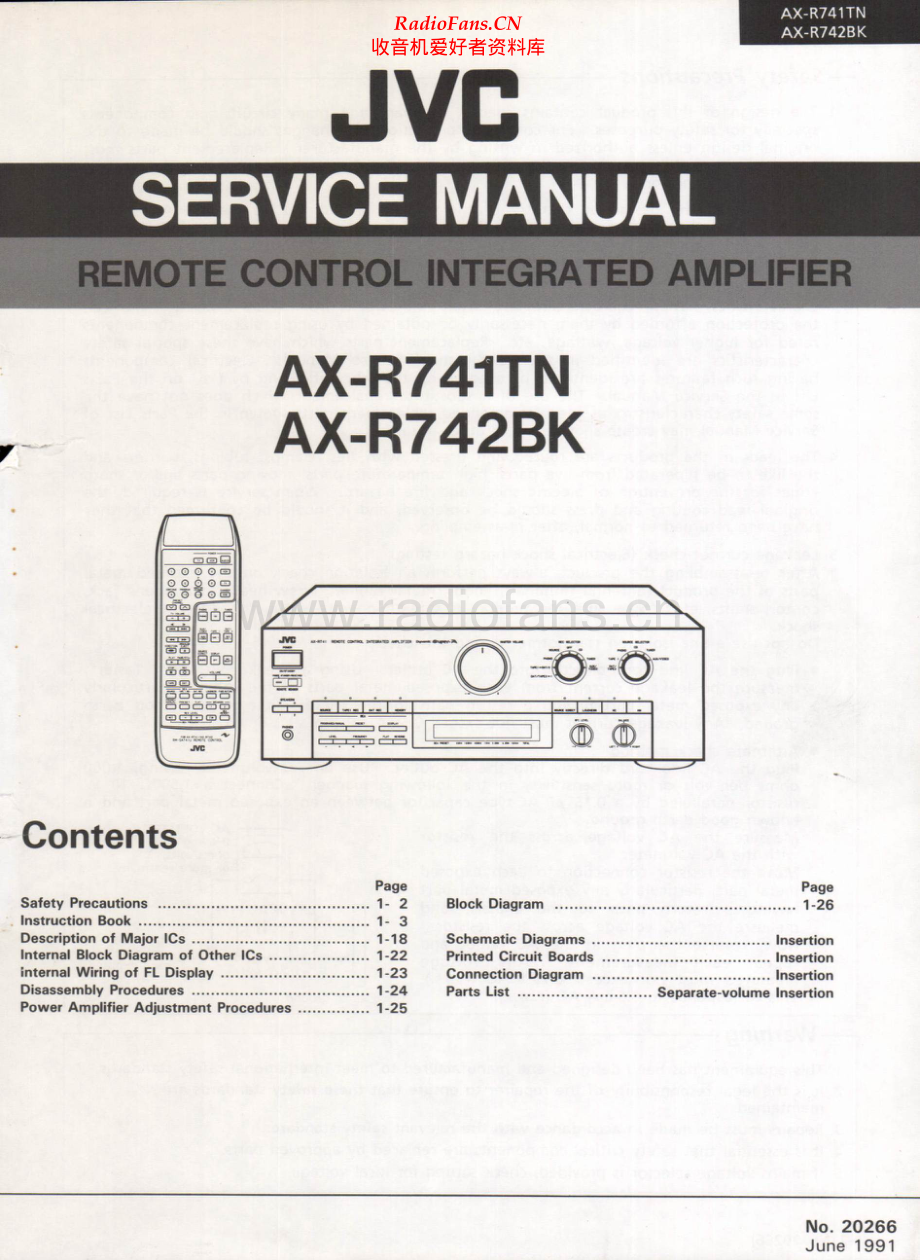 JVC-AXR742BK-int-sm 维修电路原理图.pdf_第1页