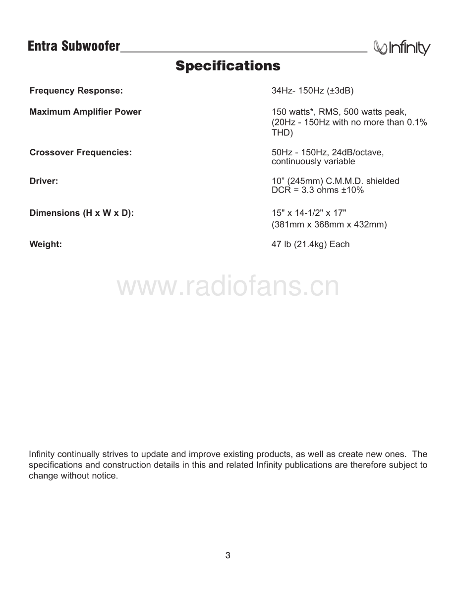 Infinity-ExtraPointFive-sub-sm 维修电路原理图.pdf_第3页