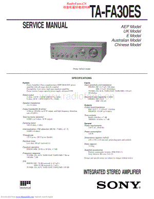 Sony-TAFA30ES-int-sm 维修电路原理图.pdf