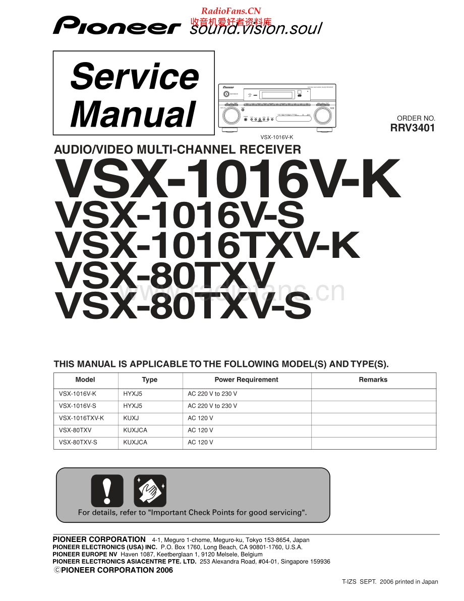 Pioneer-VSX1016VS-avr-sm 维修电路原理图.pdf_第1页
