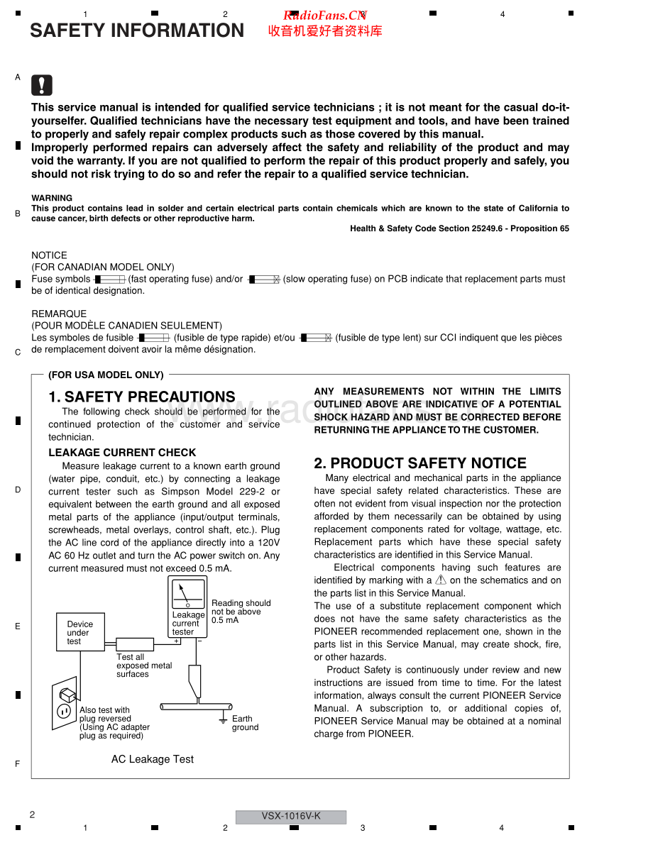 Pioneer-VSX1016VS-avr-sm 维修电路原理图.pdf_第2页