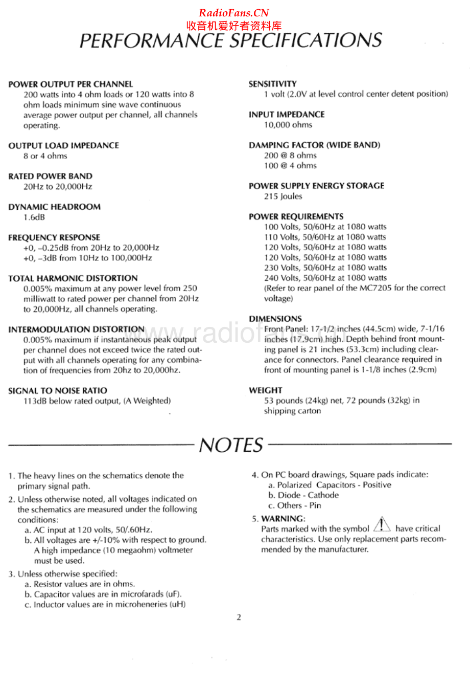 McIntosh-M7205-pwr-sm(1) 维修电路原理图.pdf_第2页