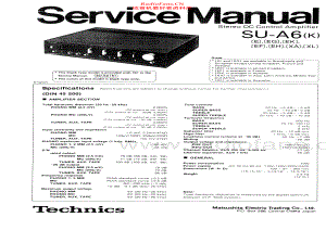 Technics-SUA6-pre-sm(1) 维修电路原理图.pdf