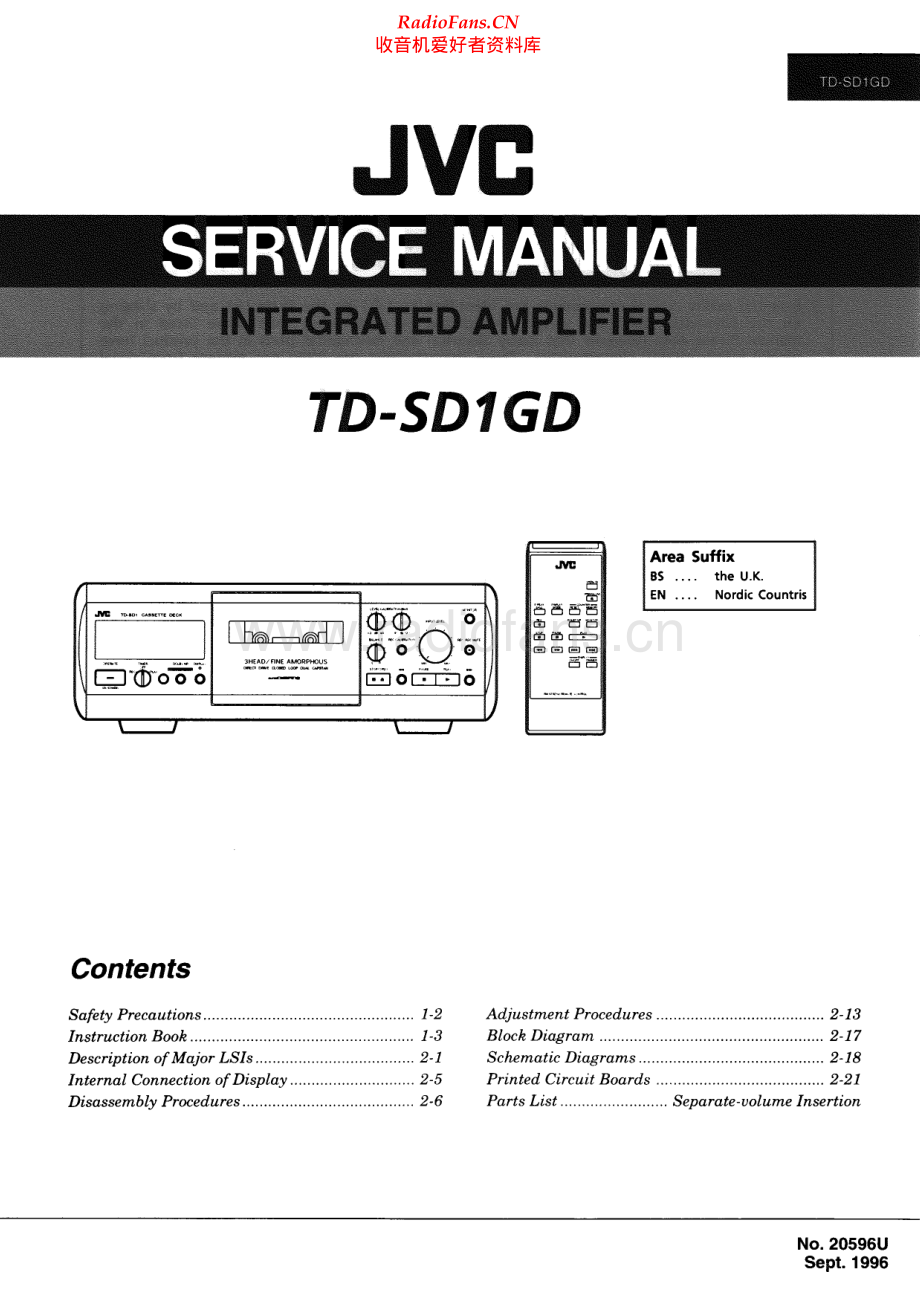 JVC-TDSD1-int-sm 维修电路原理图.pdf_第1页