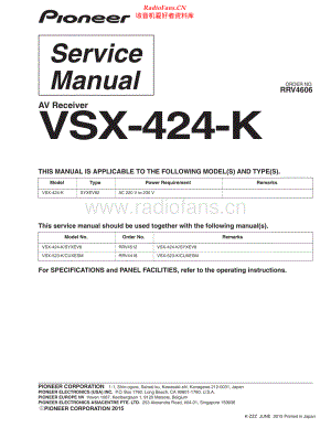 Pioneer-VSX42KK-avr-sm 维修电路原理图.pdf