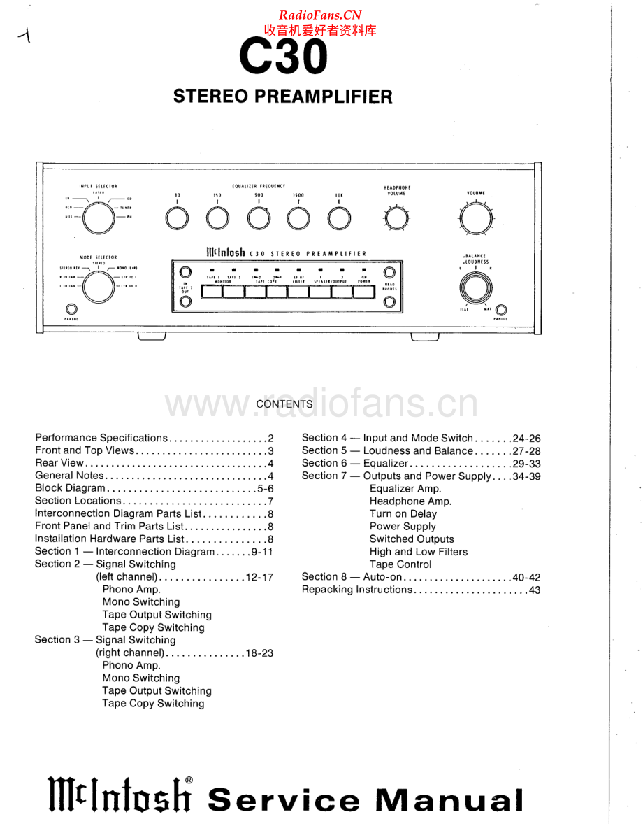 McIntosh-C30-pre-sm 维修电路原理图.pdf_第1页