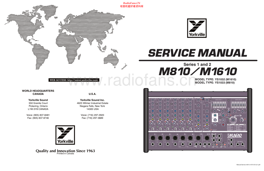 Yorkville-M810-mix-sm 维修电路原理图.pdf_第1页
