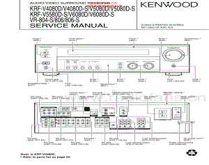 Kenwood-KRFVR806-avr-sm 维修电路原理图.pdf