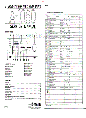 Yamaha-A1060-int-sm(1) 维修电路原理图.pdf