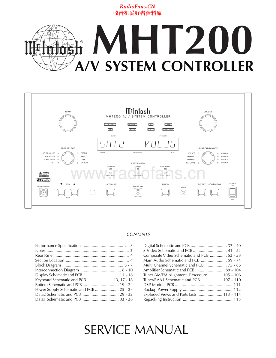 McIntosh-MHT200-avs-sm 维修电路原理图.pdf_第1页