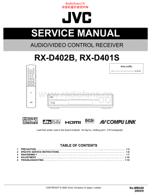 JVC-RXD402B-avr-sch 维修电路原理图.pdf
