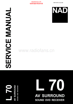NAD-L70-avr-sm 维修电路原理图.pdf