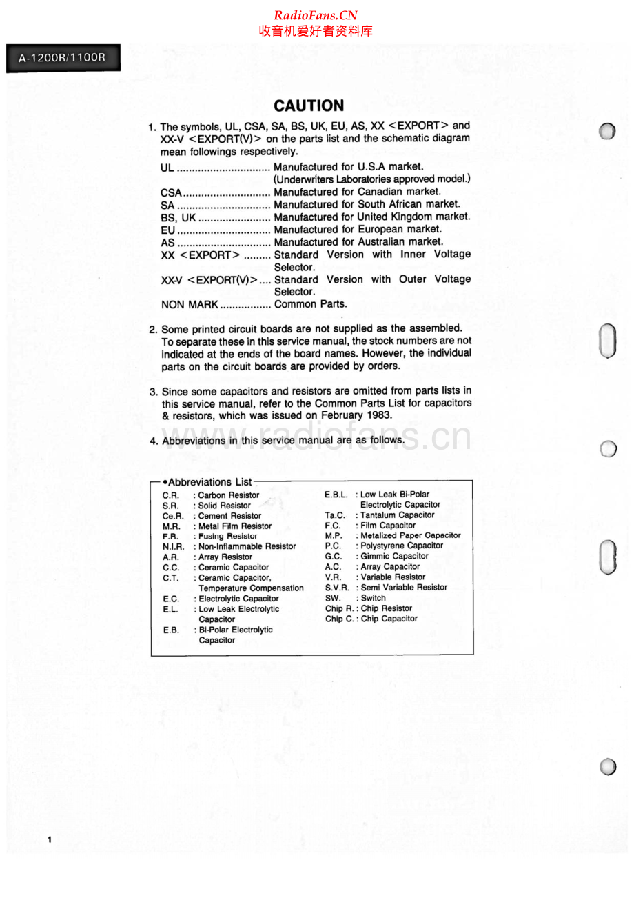 Sansui-A1200R-int-sm 维修电路原理图.pdf_第2页