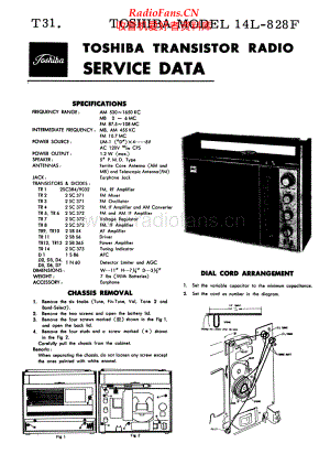 Toshiba-14L828F-pr-sm 维修电路原理图.pdf