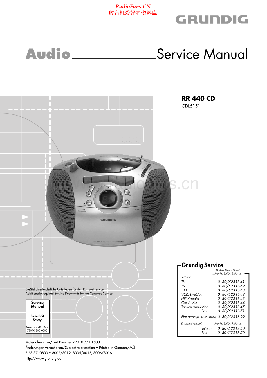 Grundig-RR440CD-tr-sm维修电路原理图.pdf_第1页