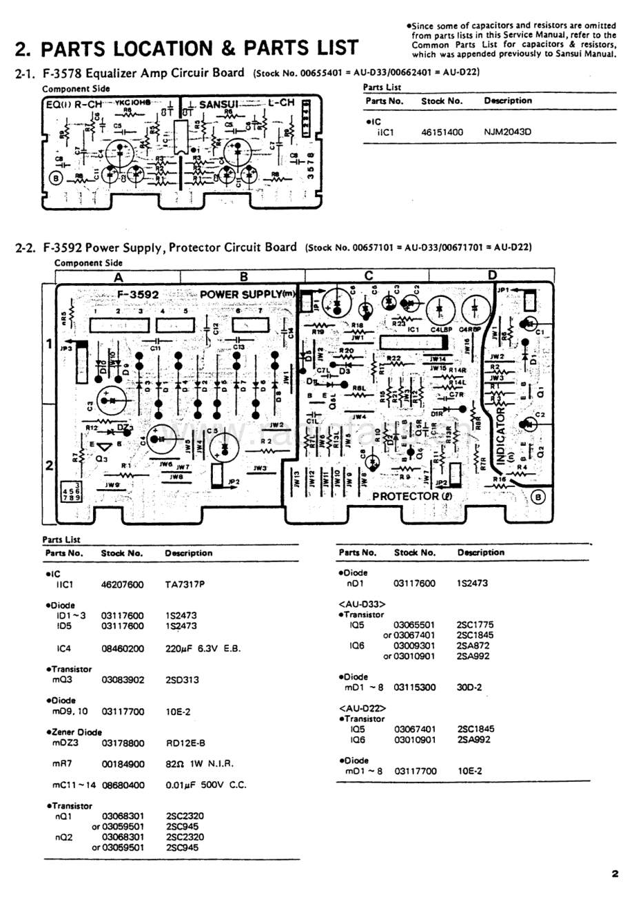 Sansui-AUD22-int-sm 维修电路原理图.pdf_第3页