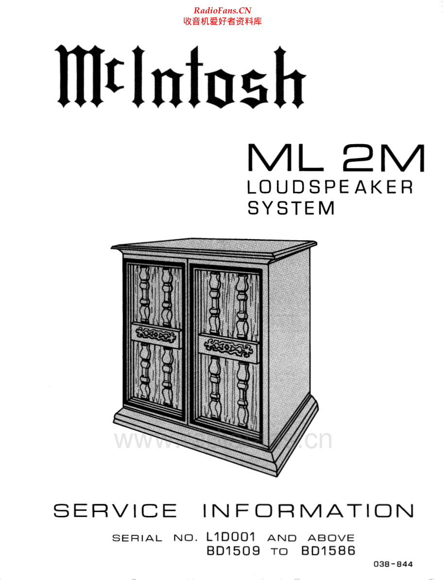 McIntosh-ML2M-spk-sm1 维修电路原理图.pdf_第1页