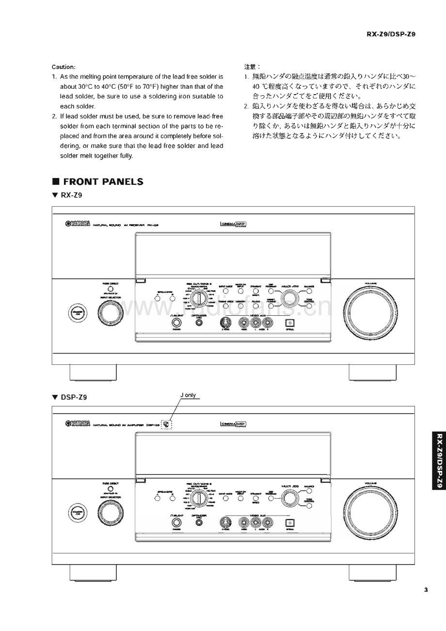 Yamaha-RXZ9-avr-sm(1) 维修电路原理图.pdf_第3页