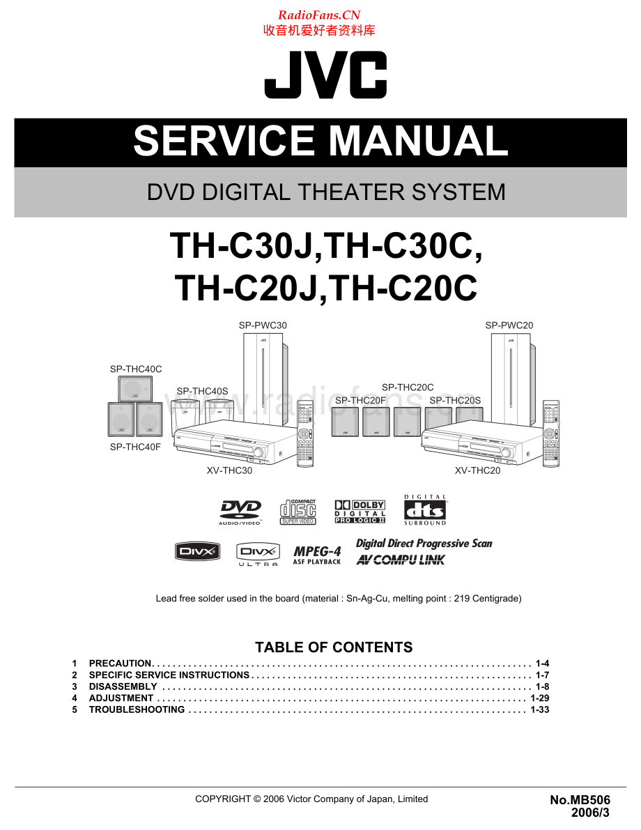 JVC-THC30-ddts-sm 维修电路原理图.pdf_第1页