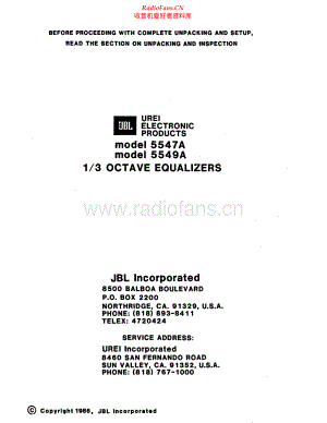 JBL-5547A-eq-sm 维修电路原理图.pdf