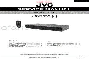 JVC-JXS555-avs-sm 维修电路原理图.pdf