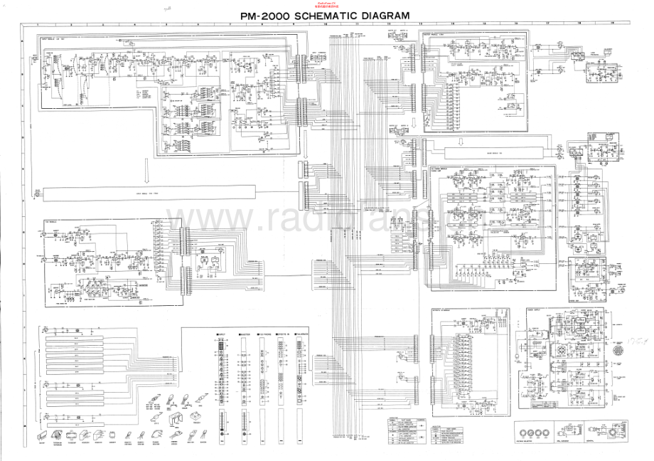 Yamaha-PM2000-mix-sch 维修电路原理图.pdf_第1页