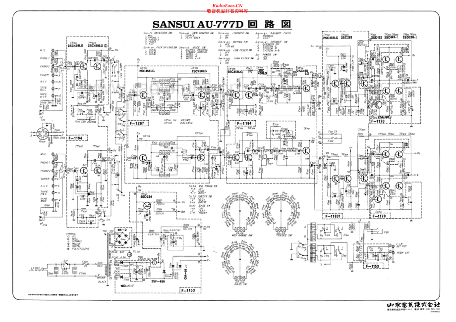 Sansui-AU777D-int-sch 维修电路原理图.pdf_第1页