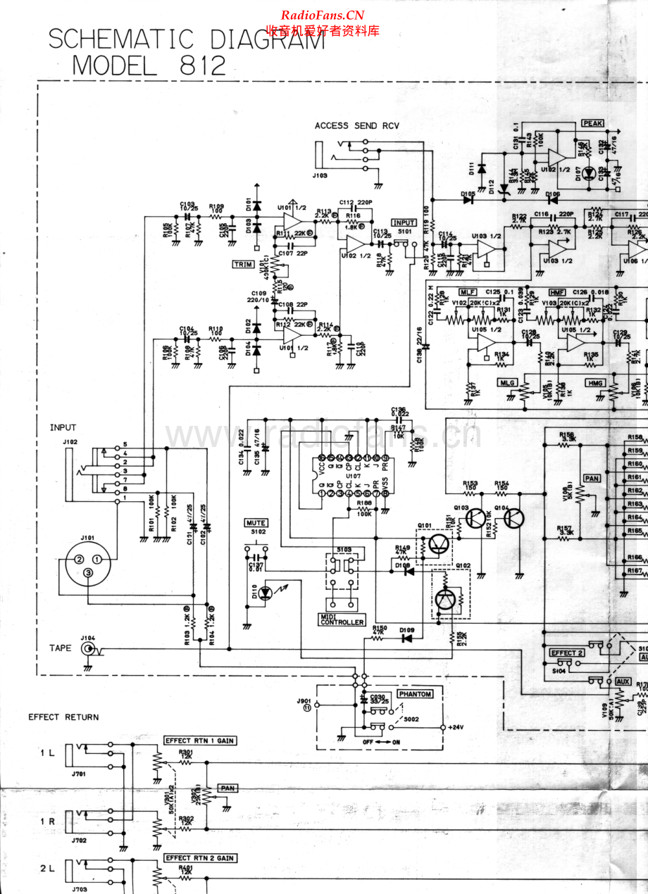 Fostex-812-pre-sch维修电路原理图.pdf_第1页