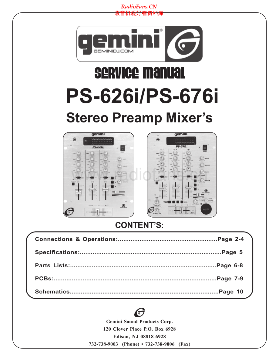 Gemini-PS676i-mix-sm维修电路原理图.pdf_第1页