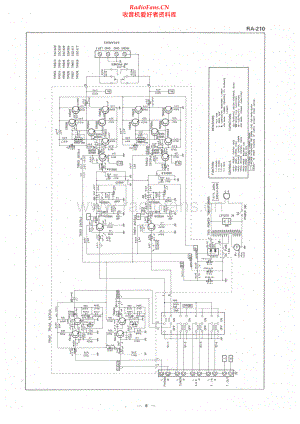 Rotel-RA210-int-sch 维修电路原理图.pdf