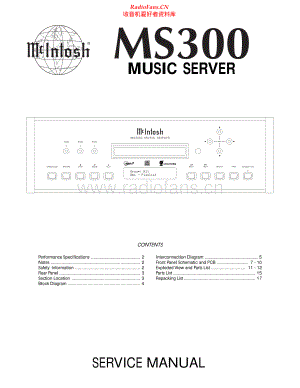 McIntosh-MS300-ms-sm 维修电路原理图.pdf