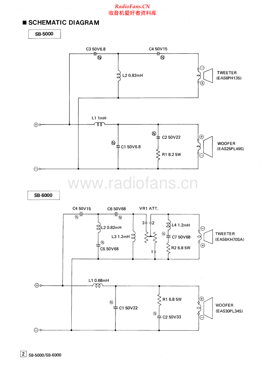 Technics-SB6000-spk-sm 维修电路原理图.pdf_第2页