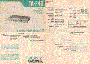 Sony-TAF40-int-sm 维修电路原理图.pdf