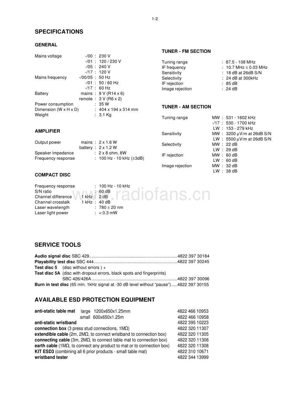 Philips-AZ1150-gb-sm 维修电路原理图.pdf_第3页