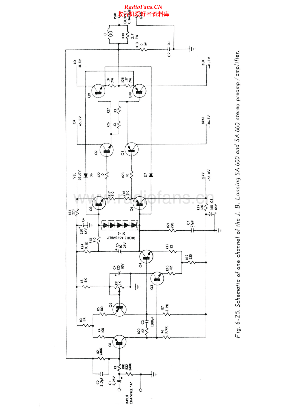 JBL-SA600-pwr-sch 维修电路原理图.pdf_第1页