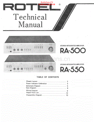 Rotel-RA500-int-sm 维修电路原理图.pdf