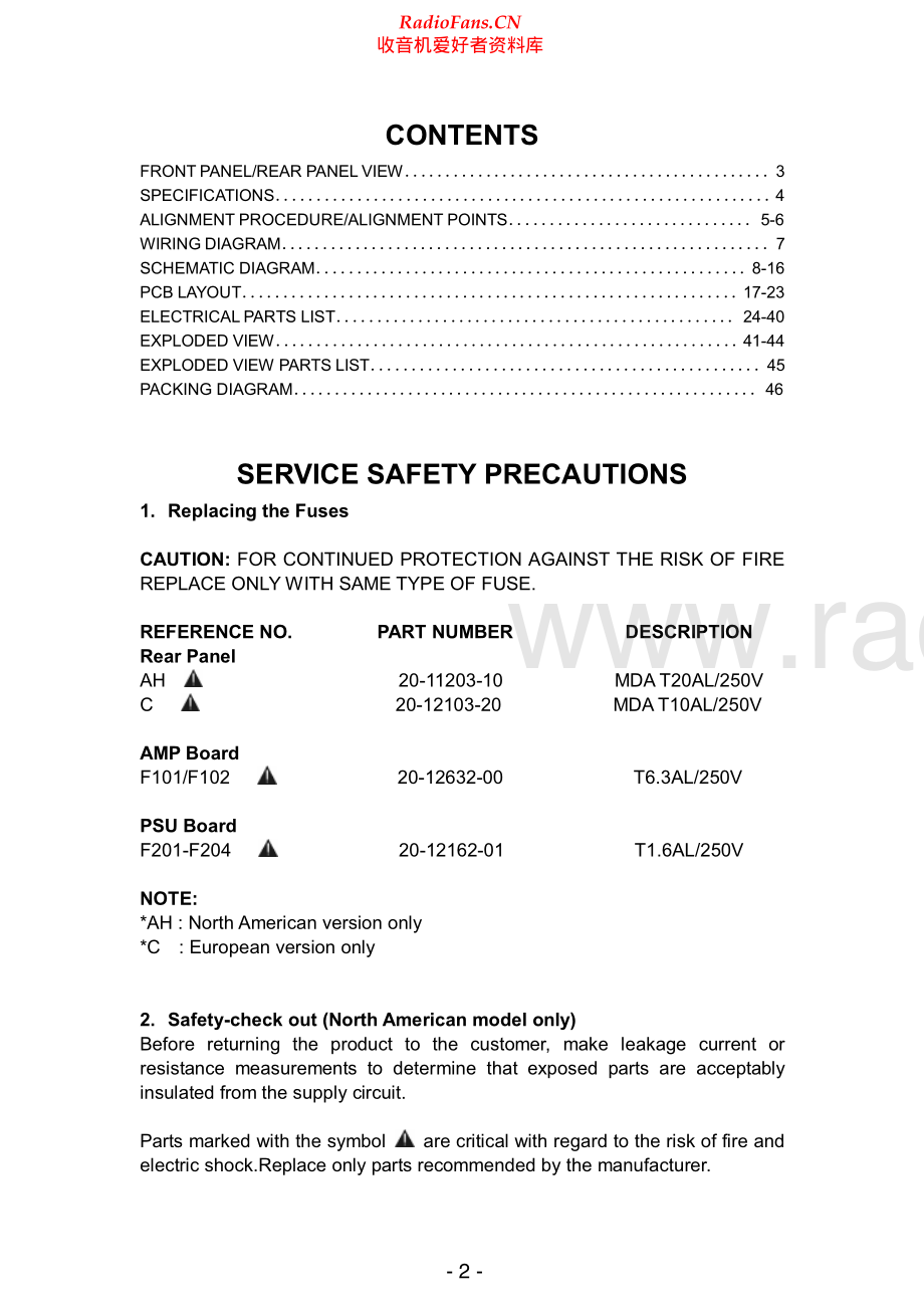 NAD-M25-pwr-sm 维修电路原理图.pdf_第2页