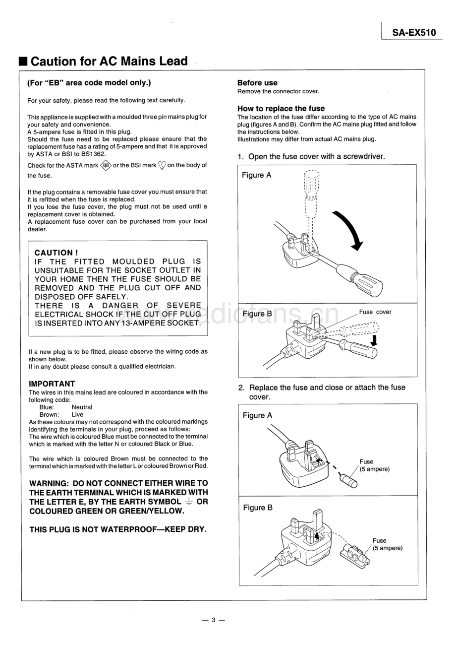 Technics-SAEX510-avr-sm 维修电路原理图.pdf_第3页