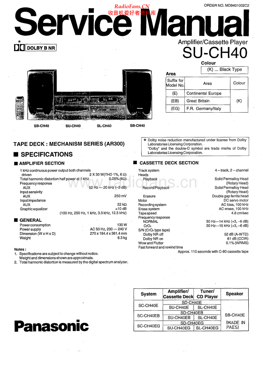 Technics-SUCH40-int-sm(1) 维修电路原理图.pdf_第1页