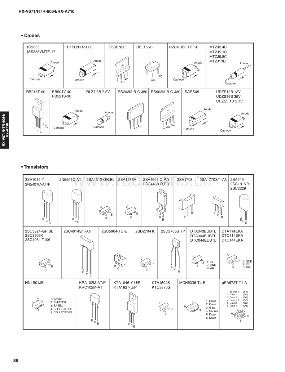 Yamaha-RXV671-avr-sch 维修电路原理图.pdf_第3页