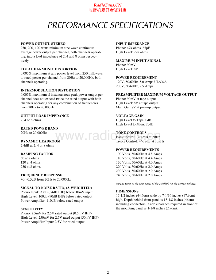 McIntosh-MA6500-int-sm 维修电路原理图.pdf_第2页